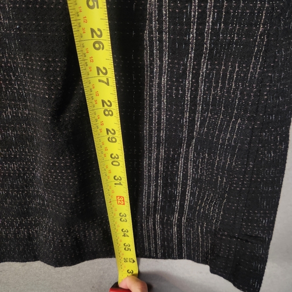 Eileen Fisher Project Dress And Jacket Set Size Medium Black Textured Weave - Picture 14 of 14